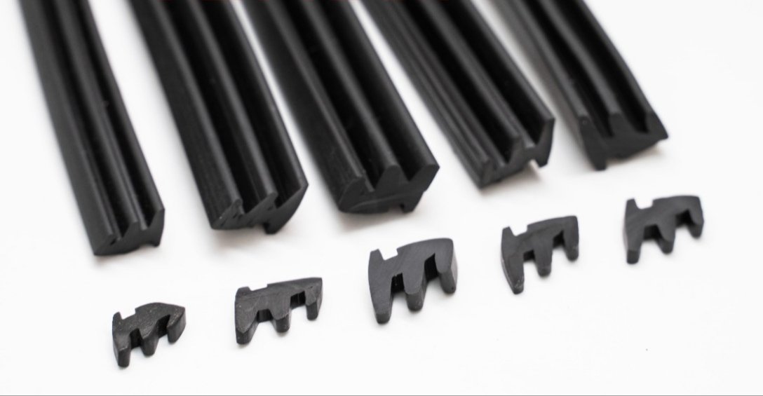 Architectural aluminium window rubber profiles
