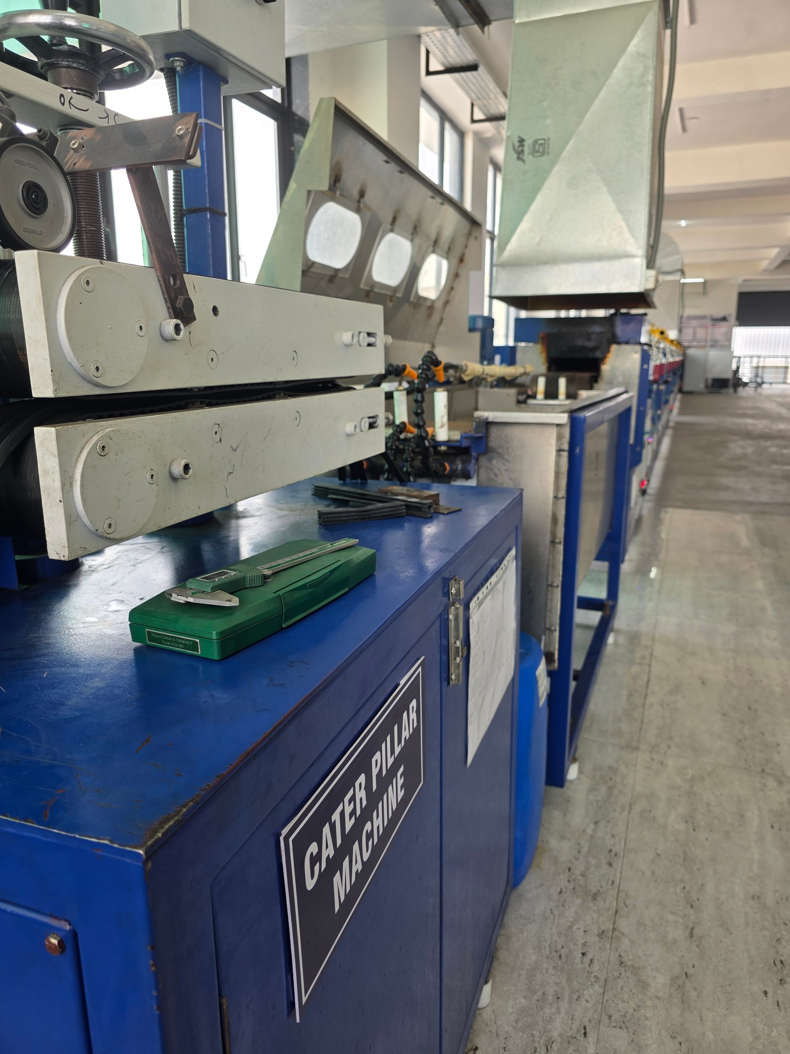 Production line at Asian Rubber & Grill factory