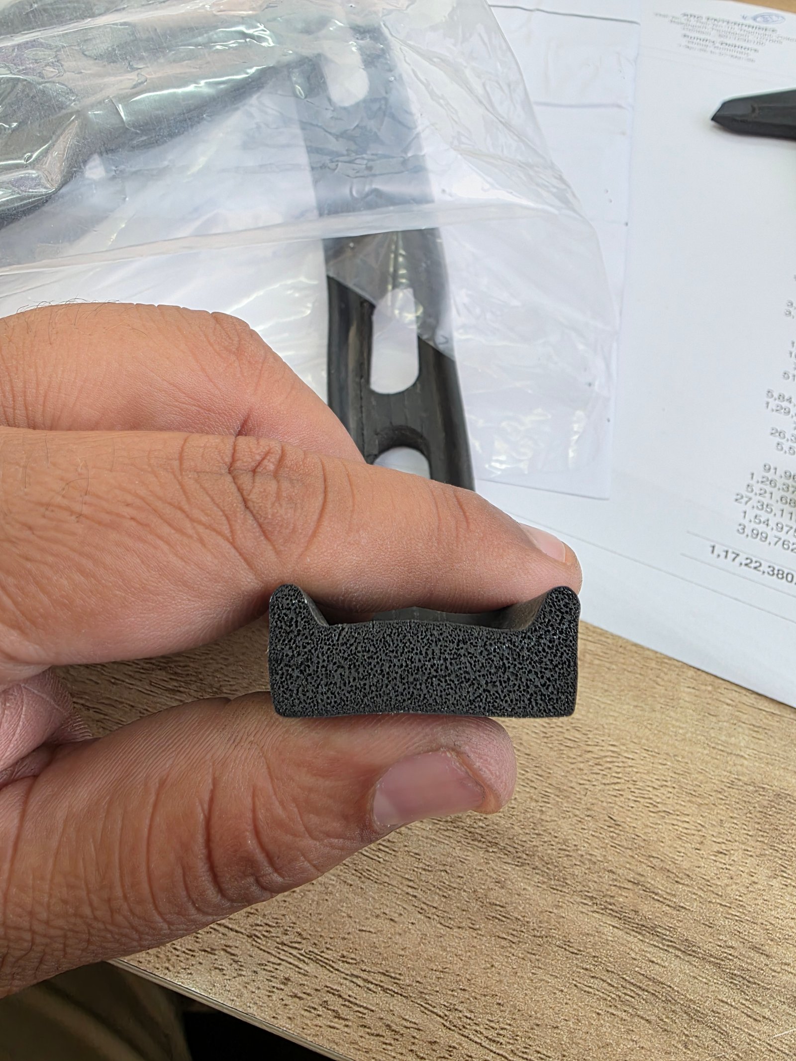 Industrial rubber profile range