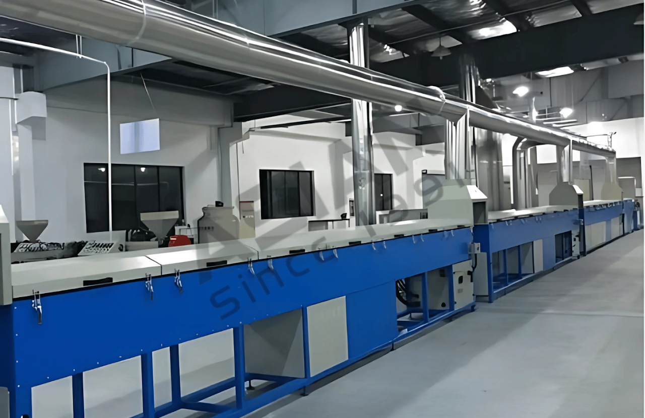 Rubber profile production line