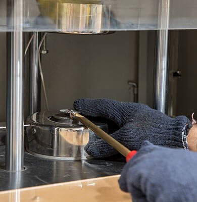 Compression and hardness testing equipment